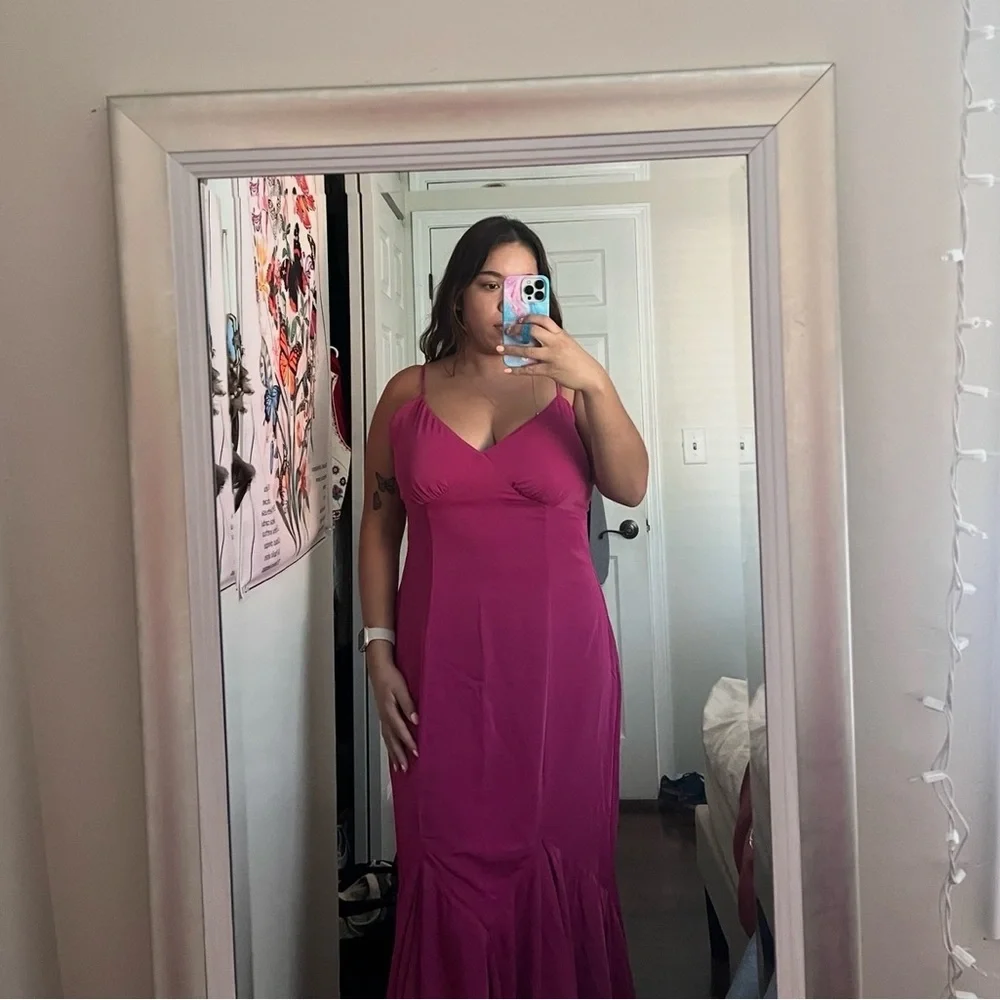Abercrombie Mermaid Slip Maxi Dress